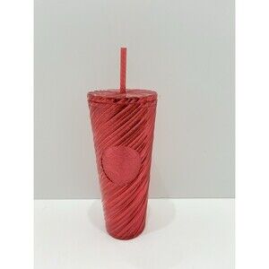 NEW Starbucks Christmas 2024 Red Swirl Stripe‎ Venti Tumbler